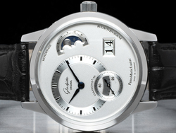 Glashutte PanoMaticLunar 1-90-02-42-32-61 Moon Phases Silver Dial
